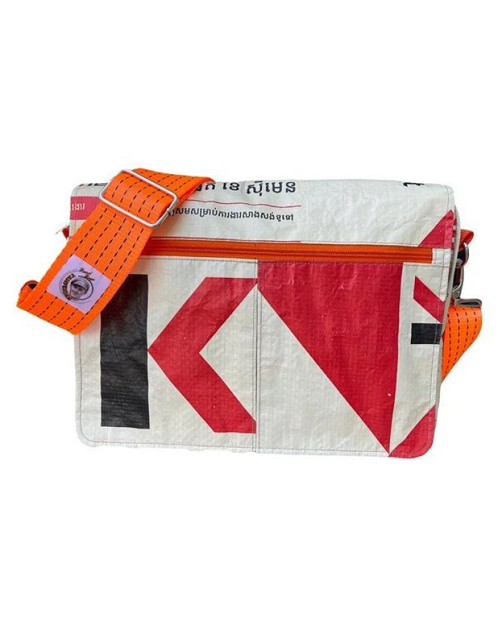 Beadbags CR14TJ Umhängetasche aus recycelten Zementsackmaterial