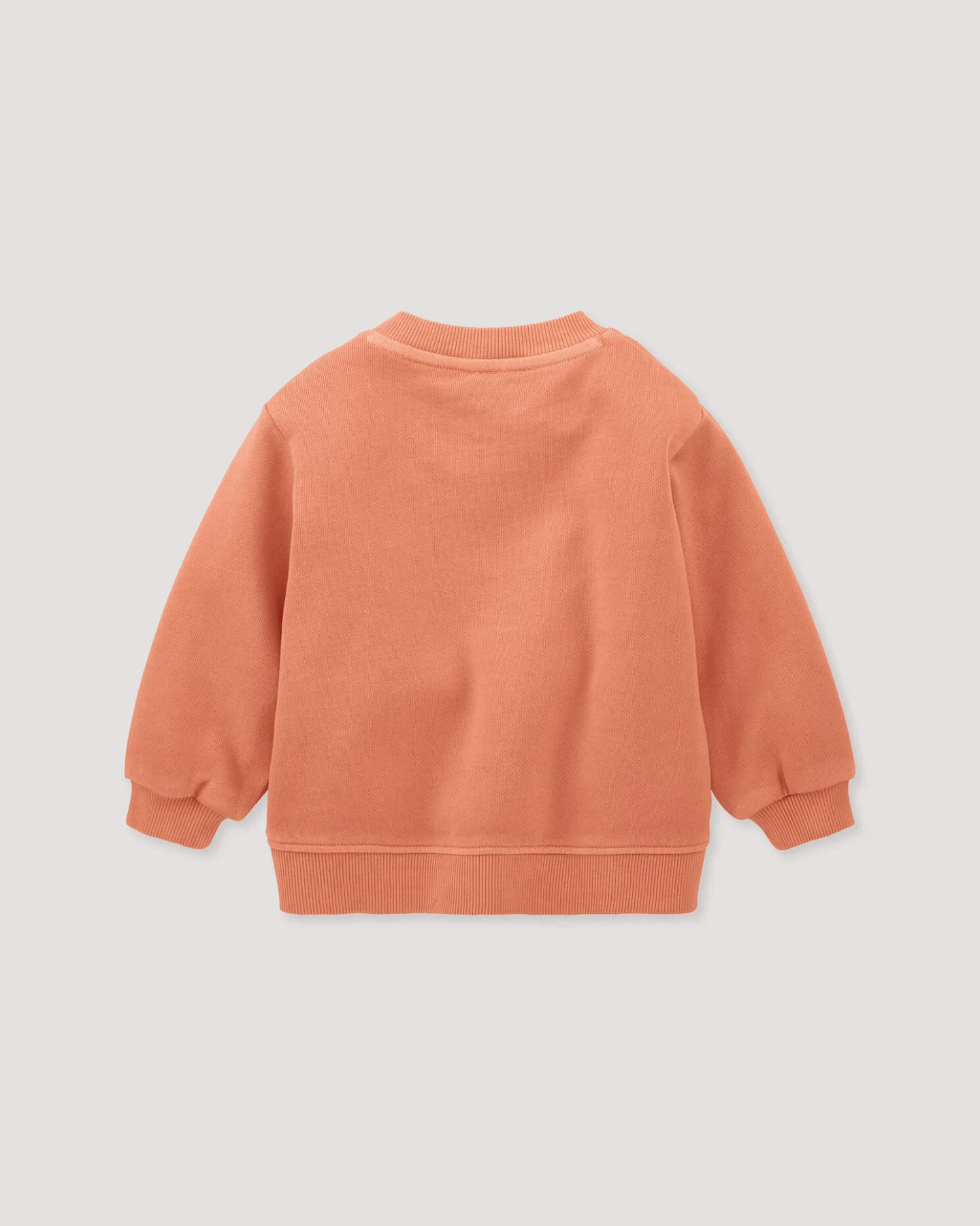 hessnatur Baby Sweatshirt BETTER RECYCLING aus Bio-Baumwolle - orange - Größe 86/92 – Ansicht 2
