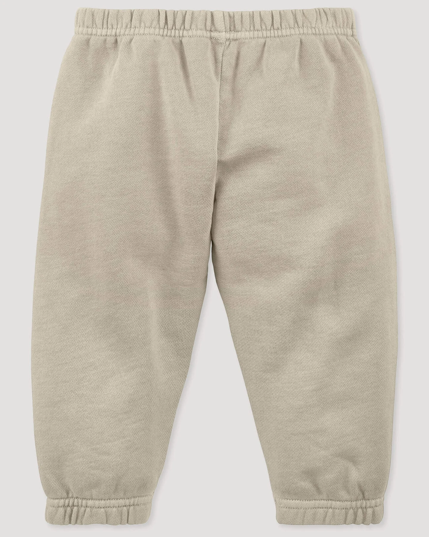 hessnatur Baby Sweathose Regular aus Bio-Baumwolle mit recycelter Baumwolle - beige - Größe 74/80 – Ansicht 2