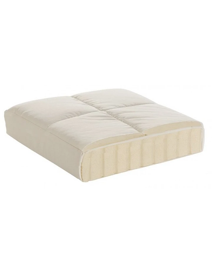 Matratzentopper LUNA Baumwoll-Satin mit Schafschurwolle