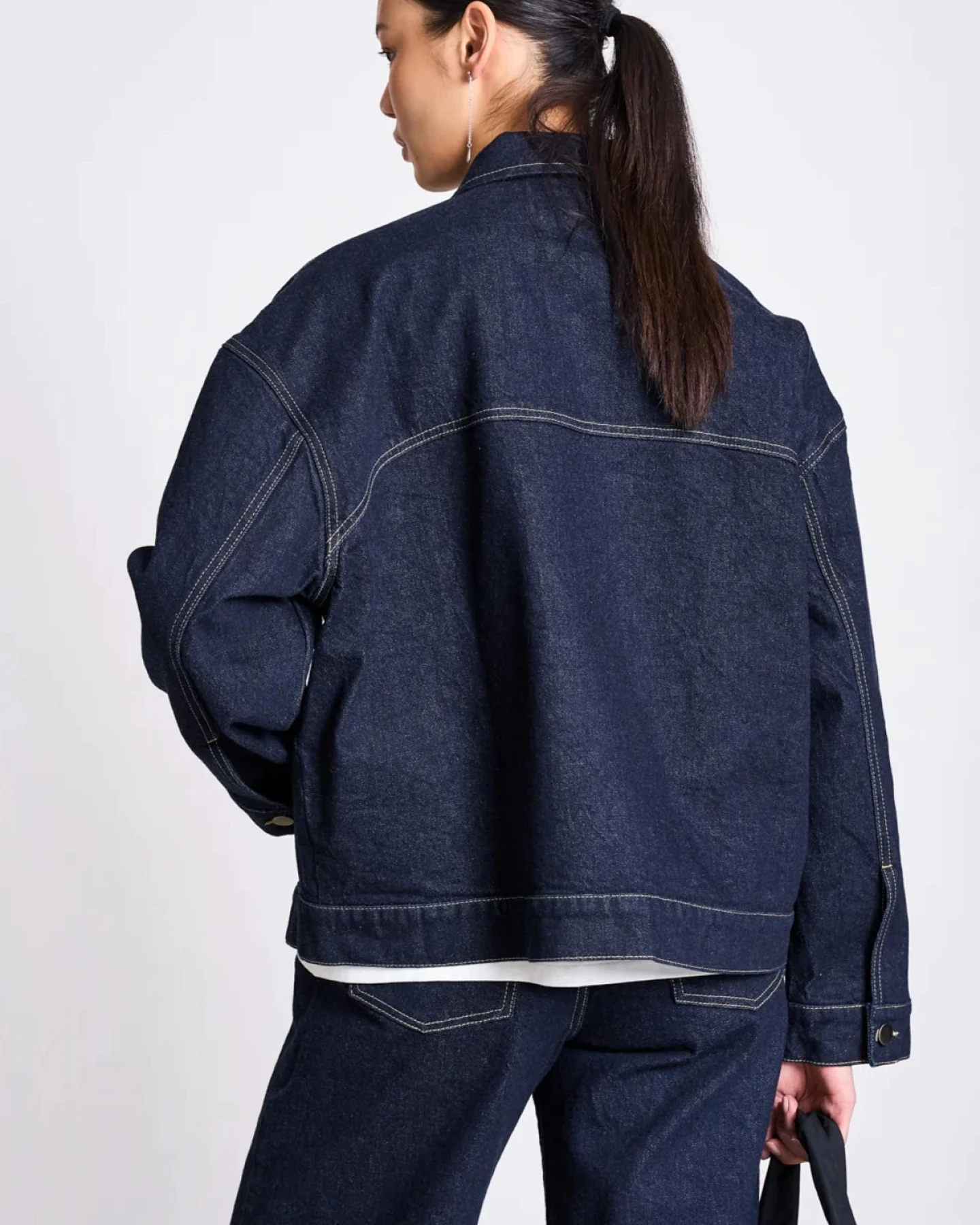 Jacke Vilme Denim Blau – Ansicht 2