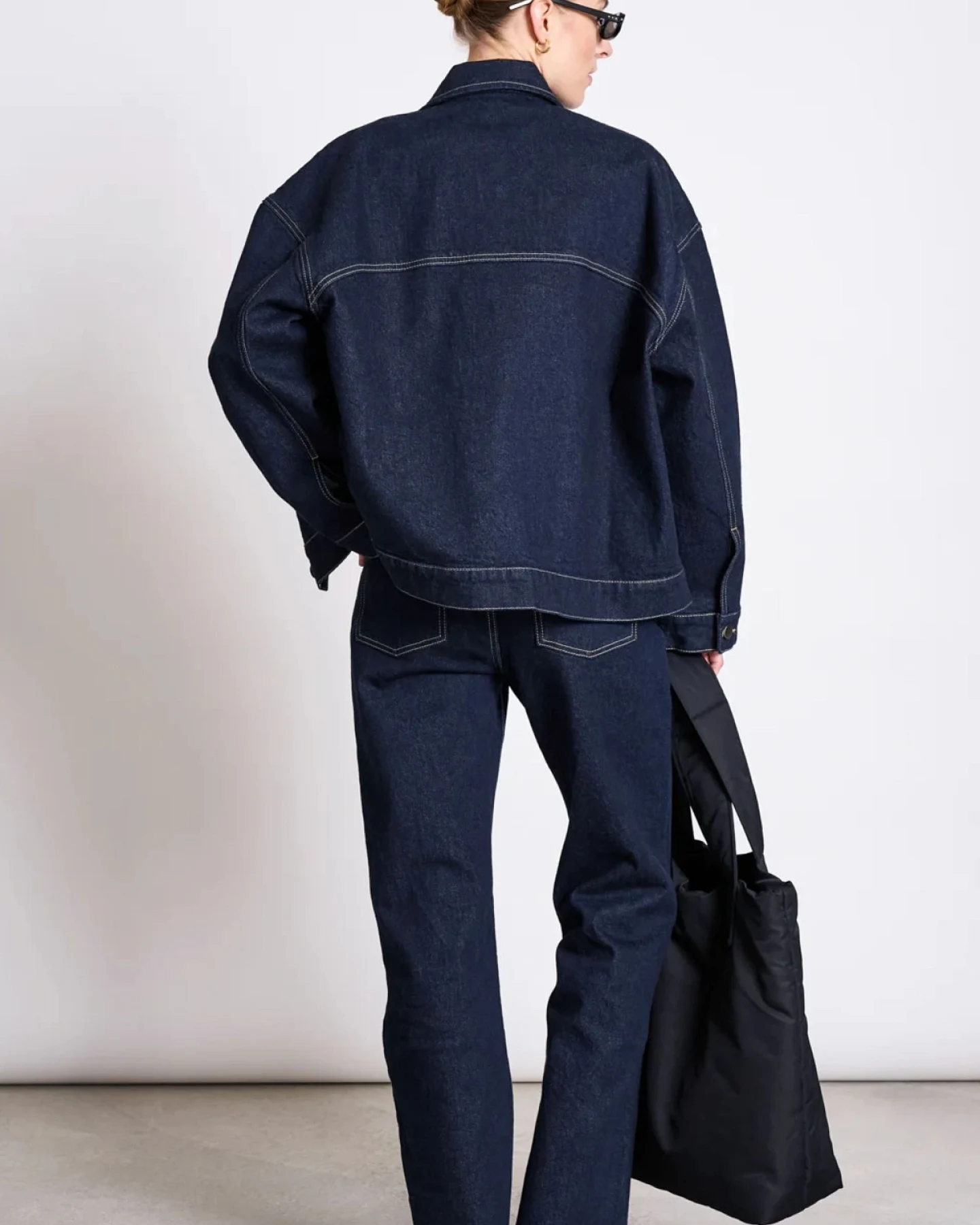 Jacke Vilme Denim Blau – Ansicht 4