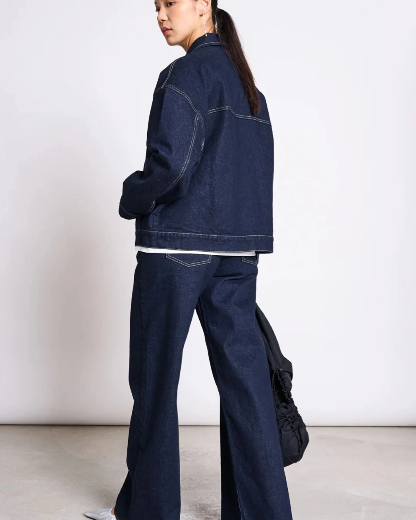 Jacke Vilme Denim Blau – Ansicht 5
