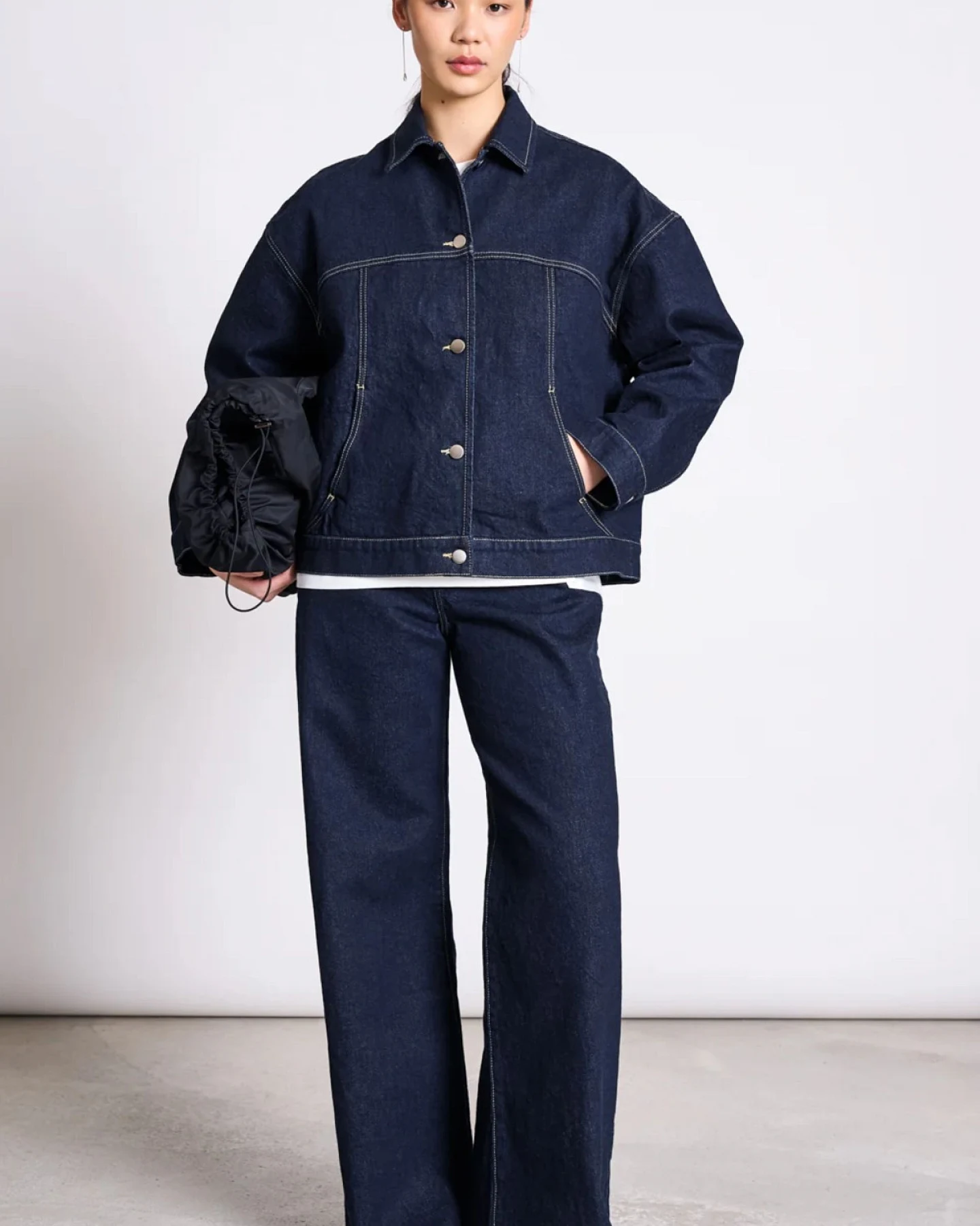 Jacke Vilme Denim Blau – Ansicht 6