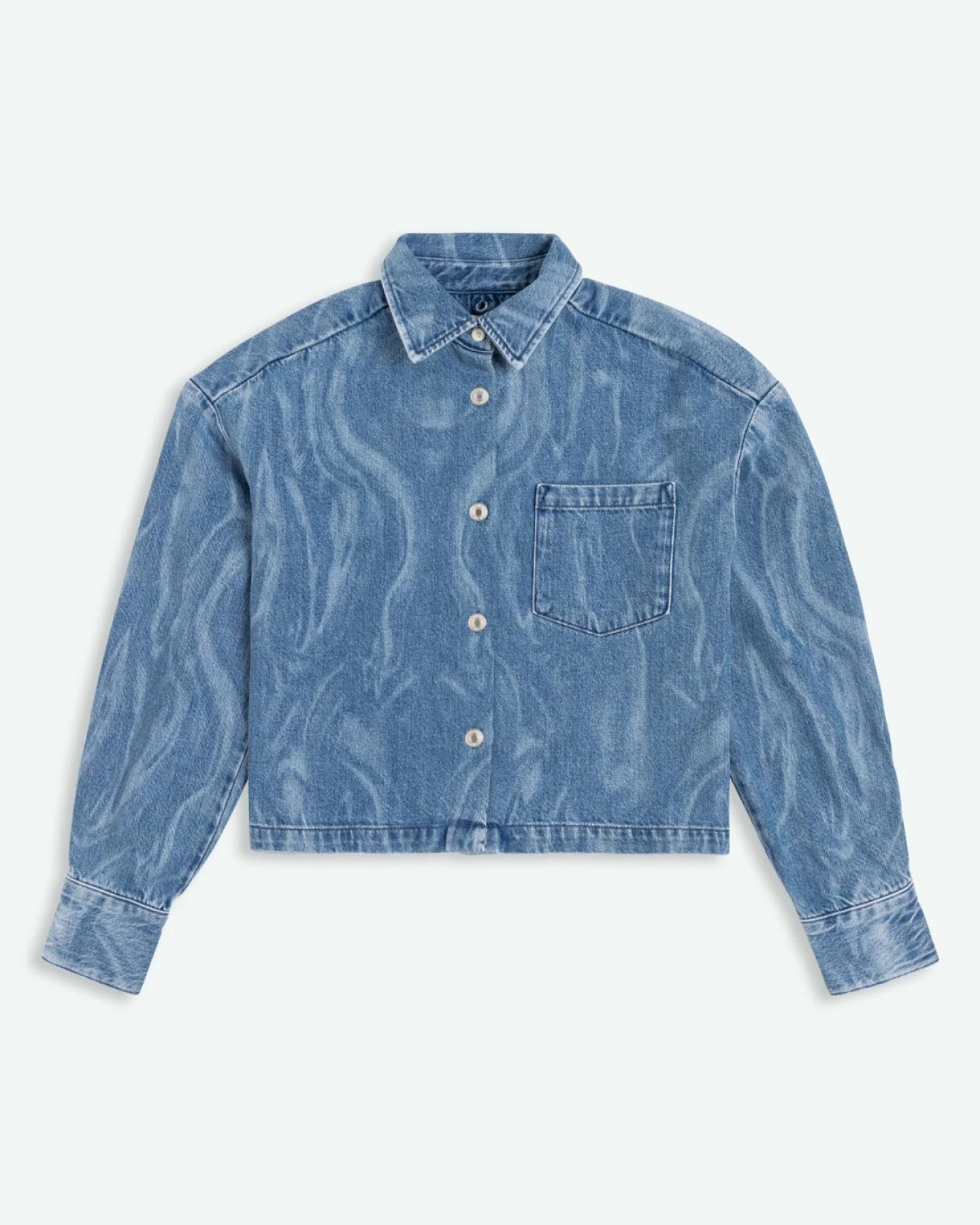 Overshirt Quinn Laser Blau – Ansicht 3