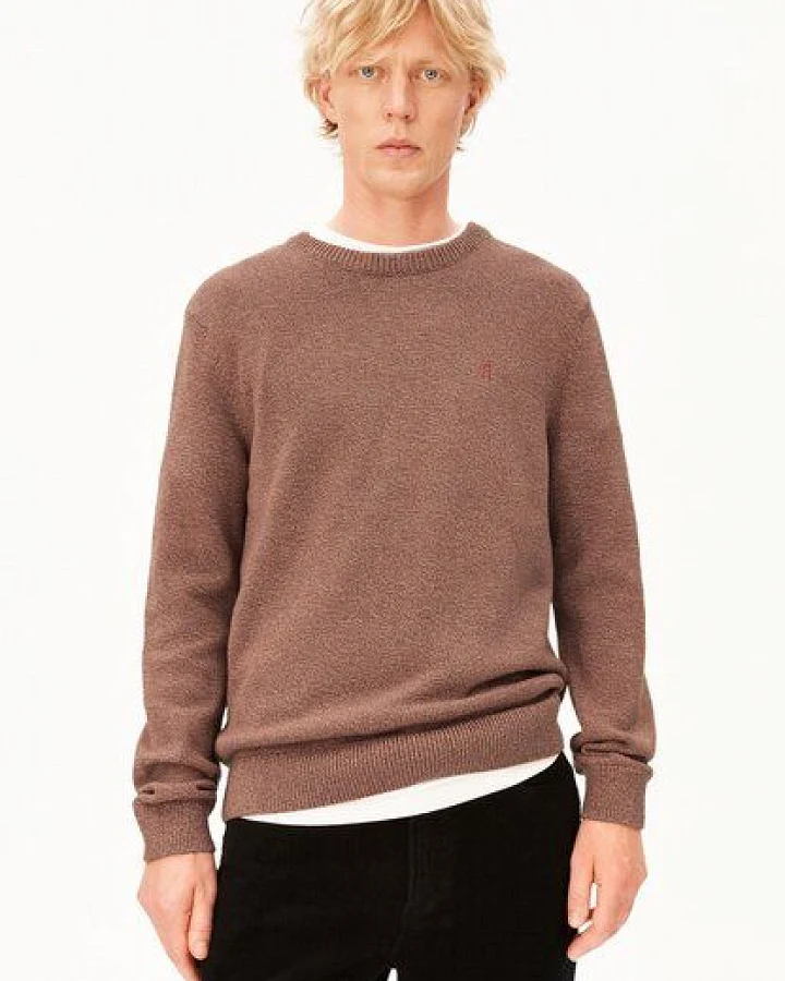 Produktseite: ARMEDANGELS ALVAARIO Herren Strickpullover aus 100% Bio-Baumwolle
