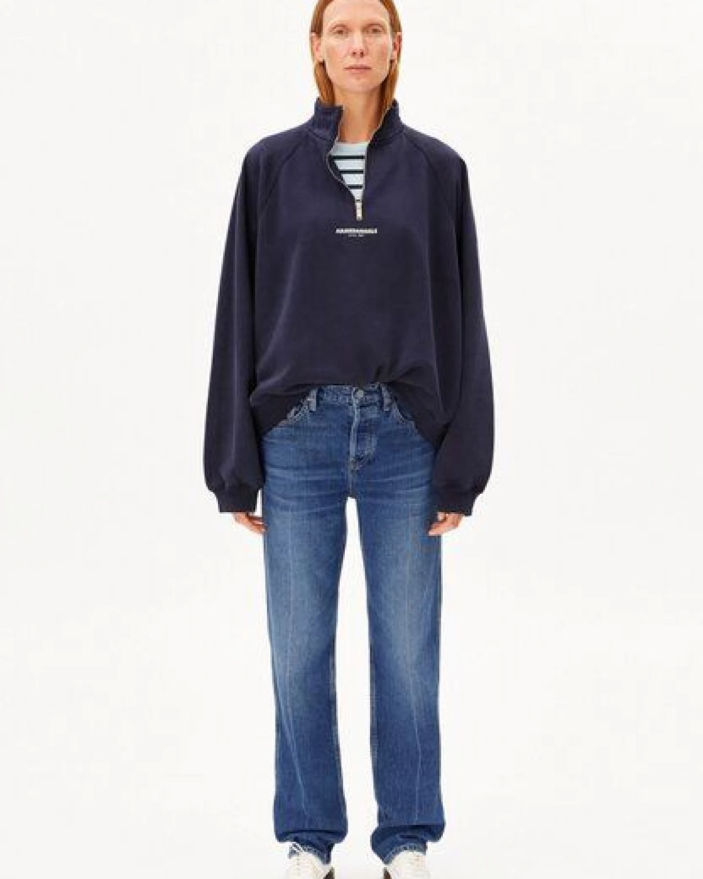 ARMEDANGELS GMT DYE TROYER Damen Sweatshirt aus Bio-Baumwolle – Ansicht 4