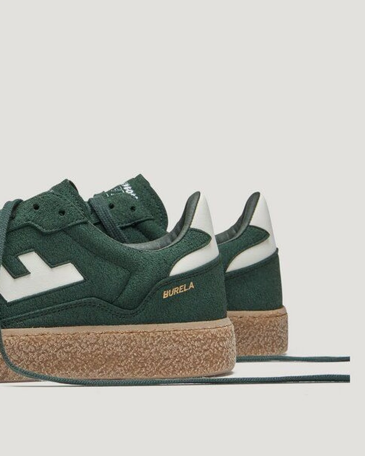 Flamingos' Life Sneaker - Burela Bold Hairy Suede Everglade – Ansicht 4