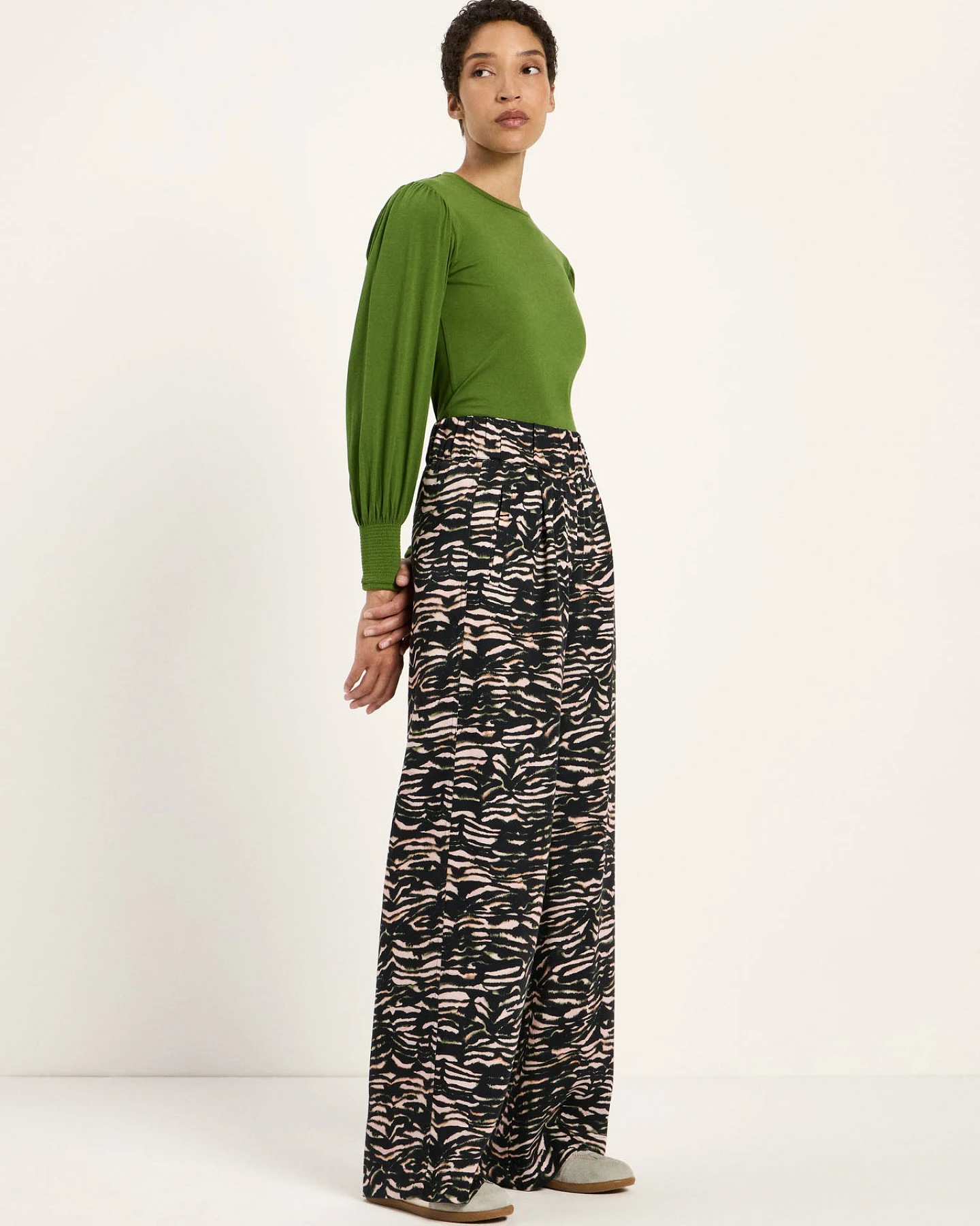 Hose mit weitem Bein – Ansicht 2