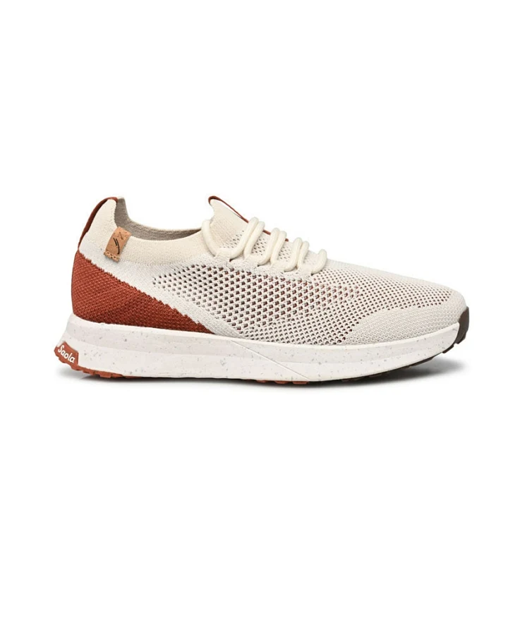 SAOLA Damen vegan Sneaker Damen Tsavo 2.0 Weiß / Burgundy