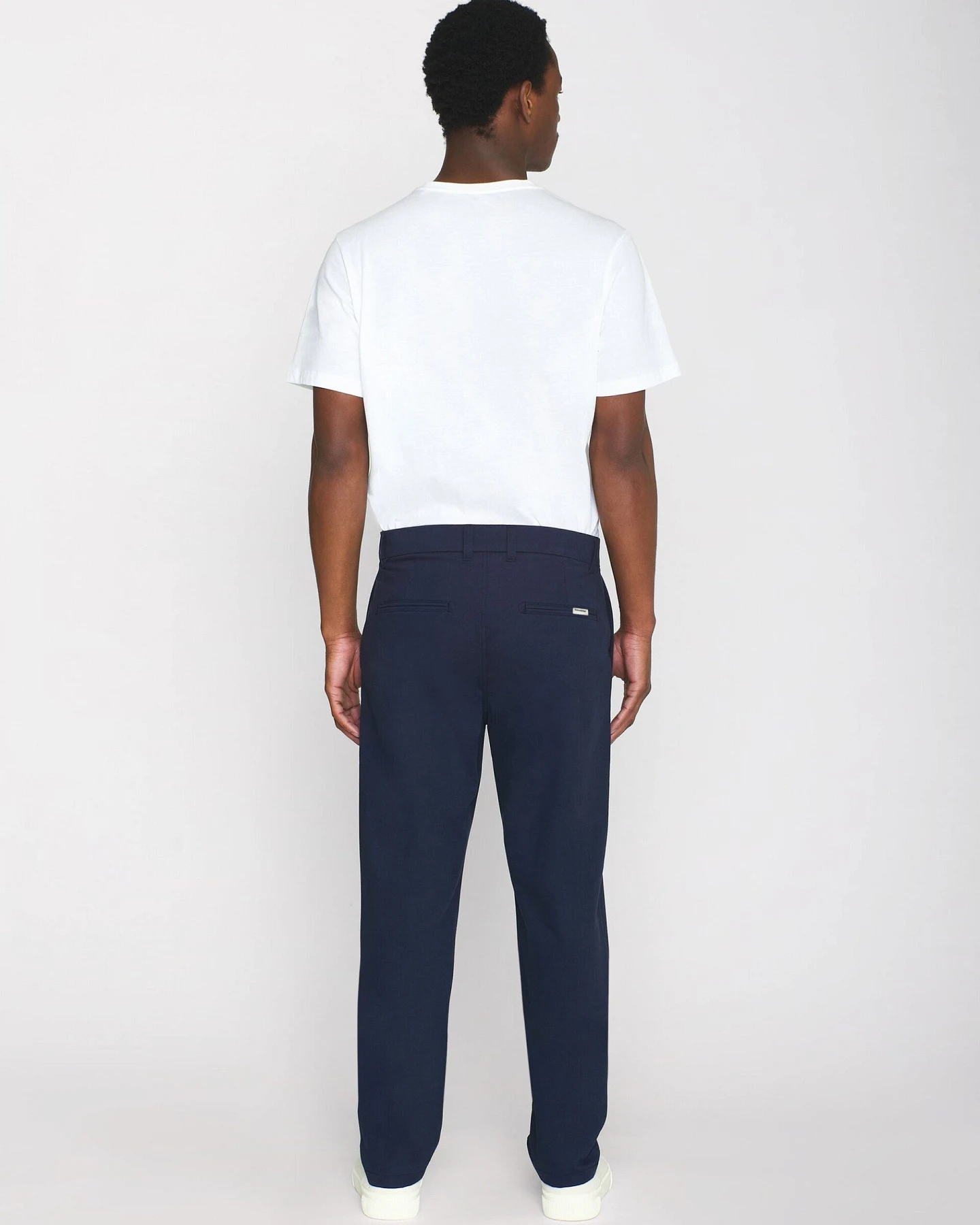 KnowledgeCotton Apparel Herren vegan Chino-Hose Chuck Regular Twill Total Eclipse Navy – Ansicht 2