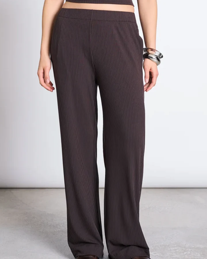 JAN 'N JUNE Damen vegan Hose Smilla Mud