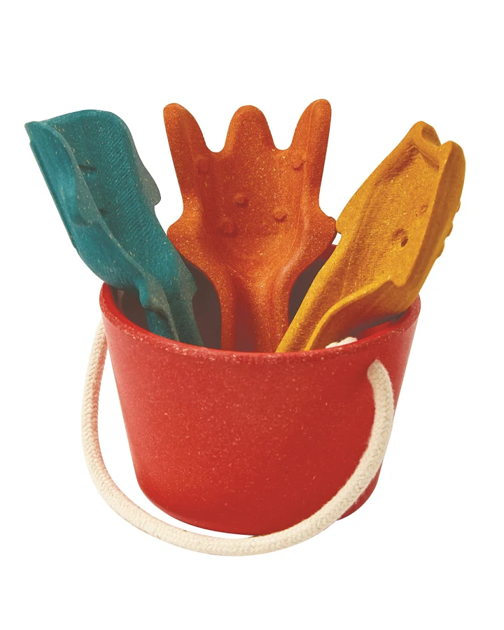 PlanToys - Sandspielzeug Set 4-teilig