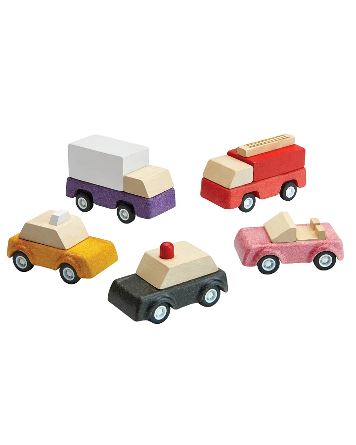PlanToys - Fahrzeugset "PlanWorld"