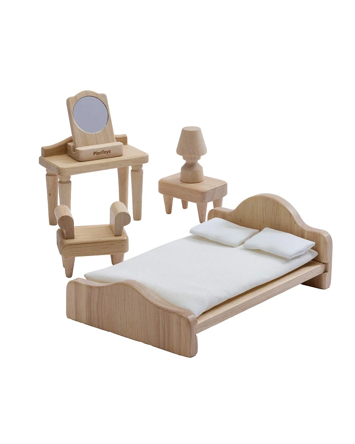 PlanToys - Puppenhaus Schlafzimmer viktorianisch