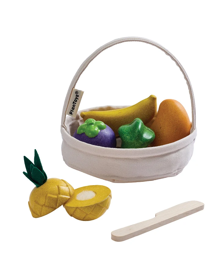 PlanToys - Tropischer Obstkorb 7-tlg.