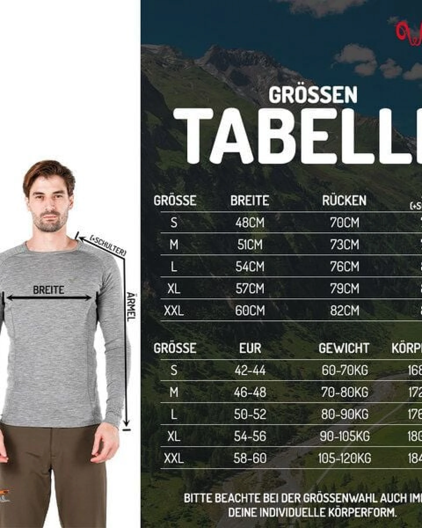 Woolona Langarmshirt - REMUS - 100% Merinowolle – Ansicht 2