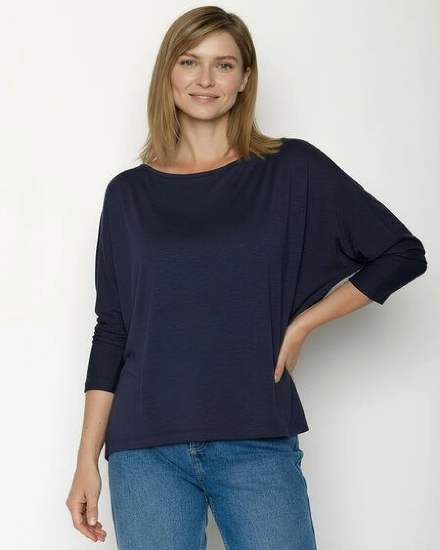 GREENBOMB Longsleeve Simper Navy – Ansicht 3