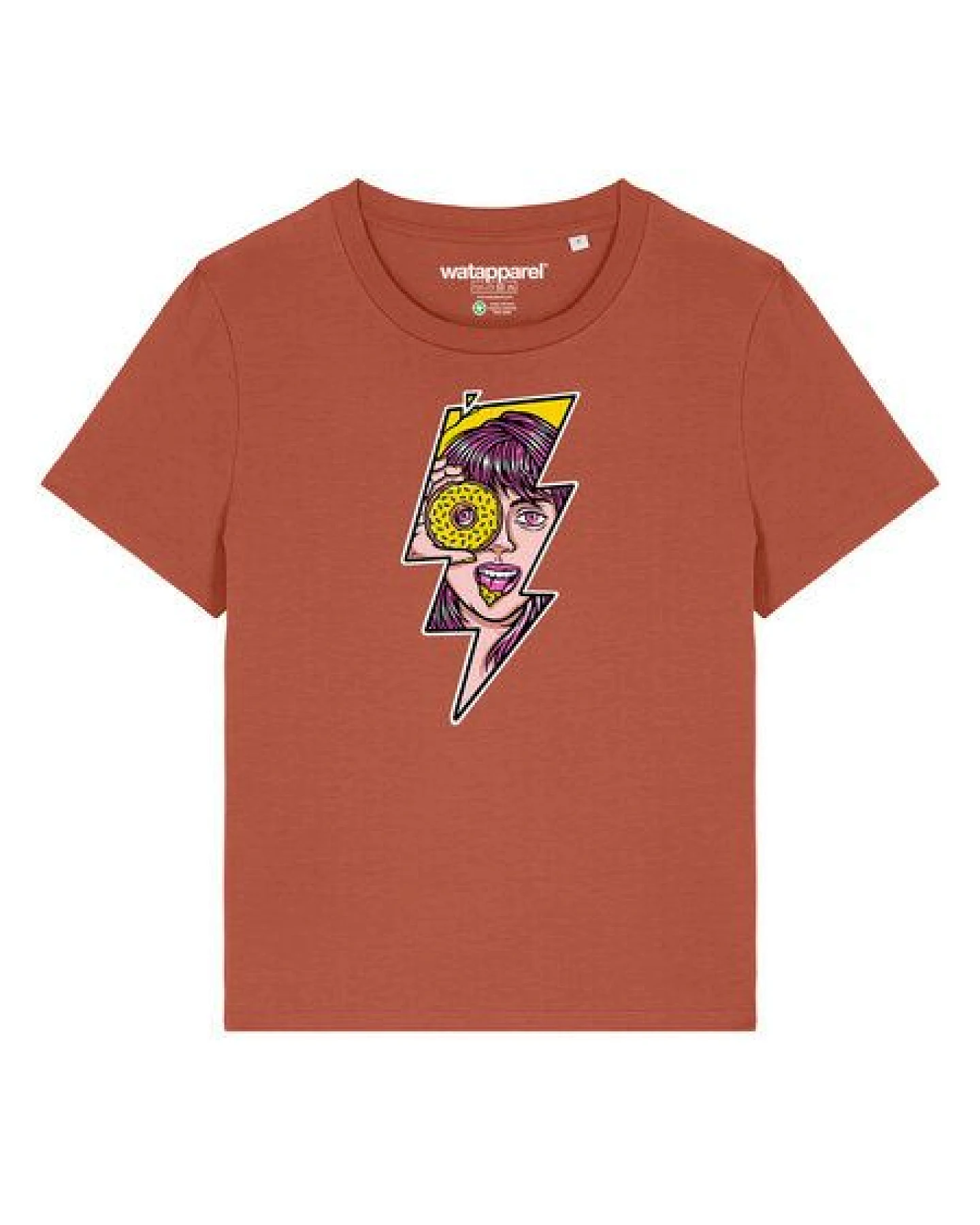 watapparel T-Shirt Frauen Donut – Ansicht 2