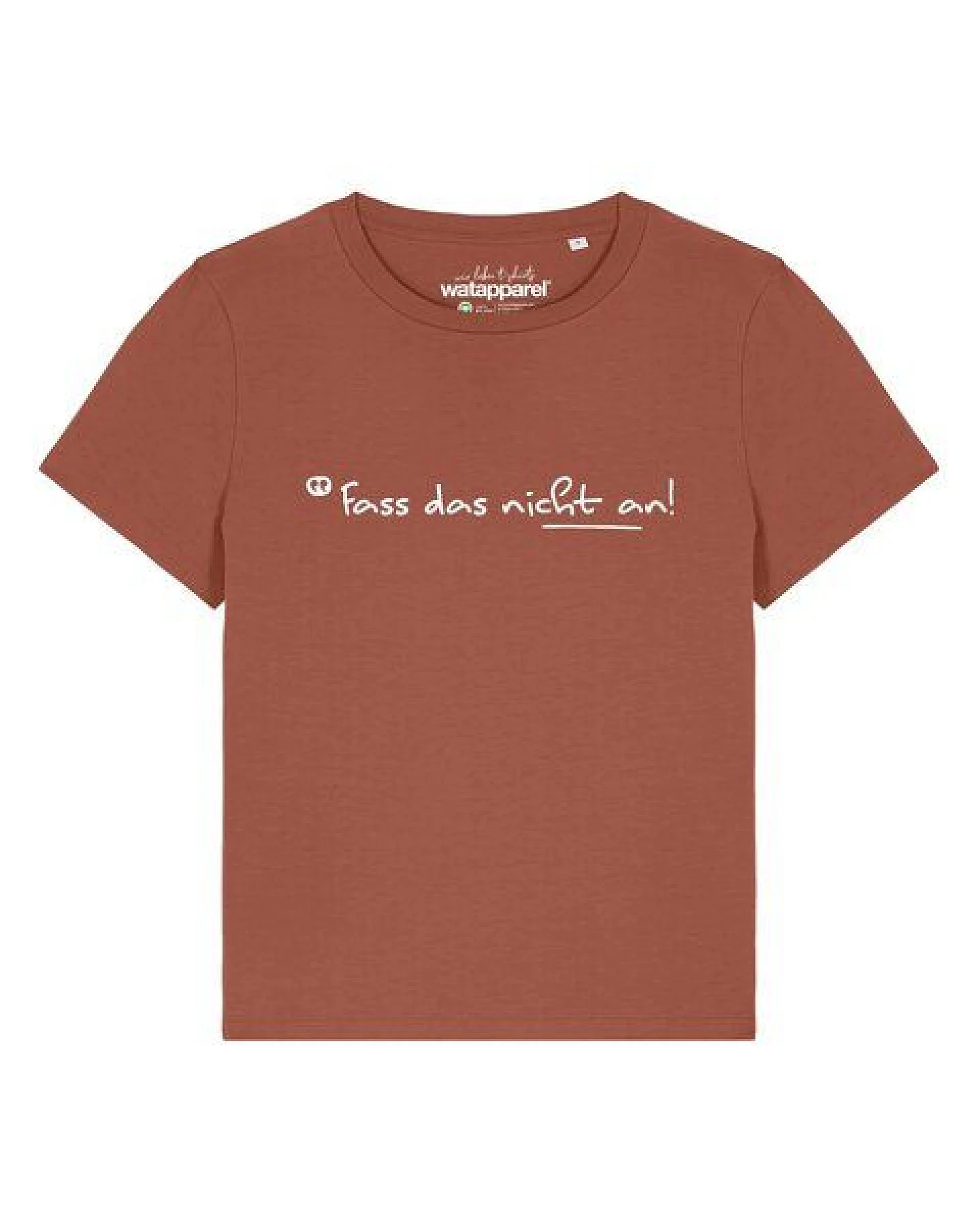 watapparel T-Shirt Frauen Fass das nicht an – Ansicht 2