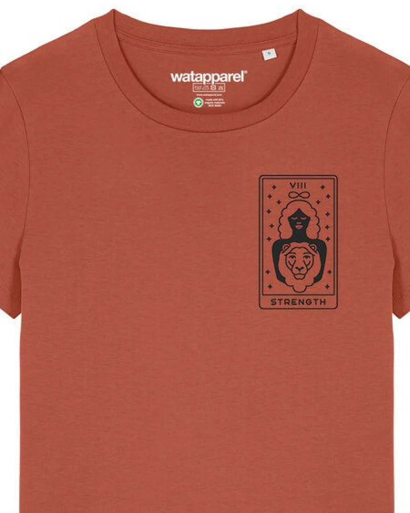 watapparel T-Shirt Frauen Tarot Strength – Ansicht 3