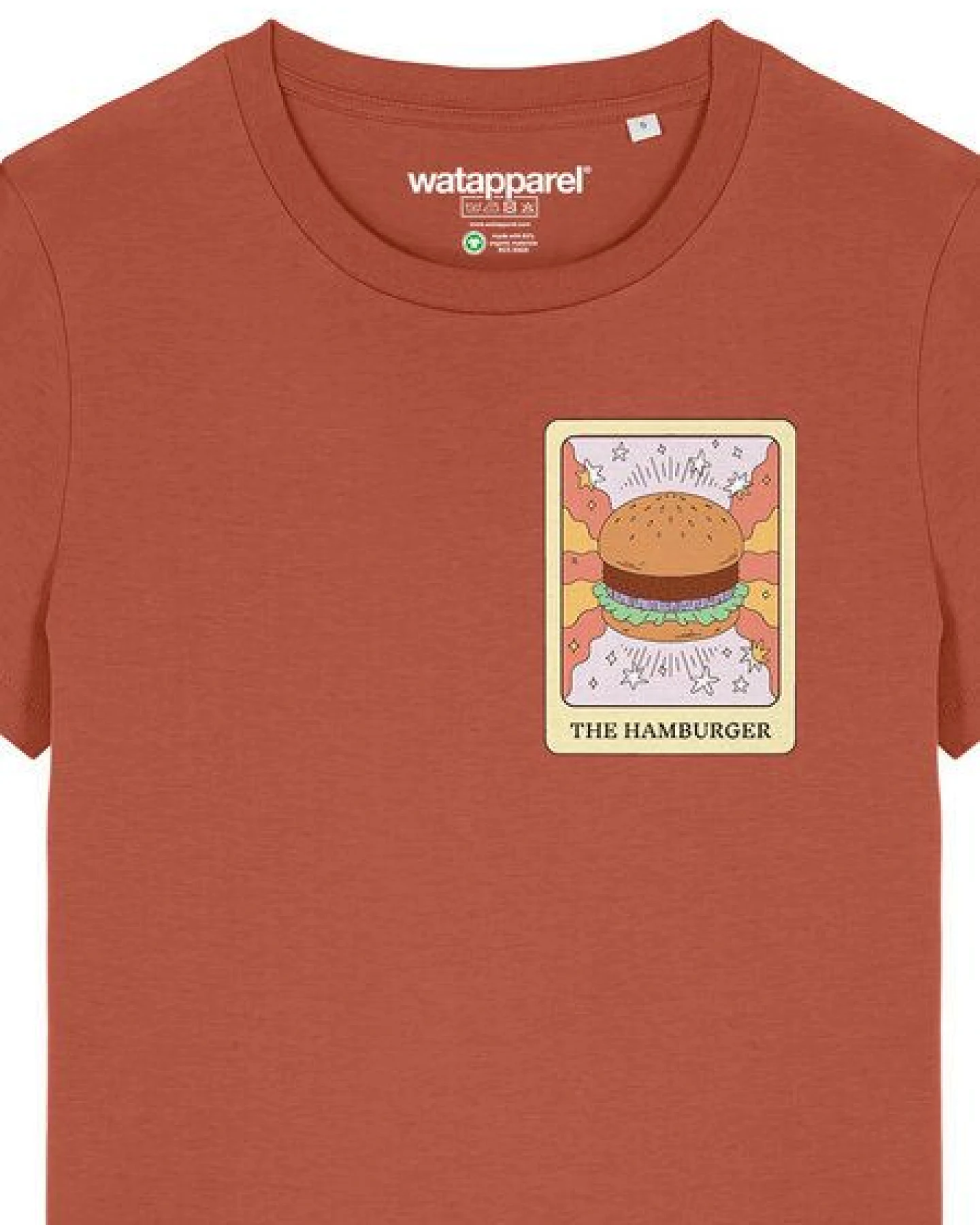 watapparel T-Shirt Frauen Tarot The Hamburger – Ansicht 3