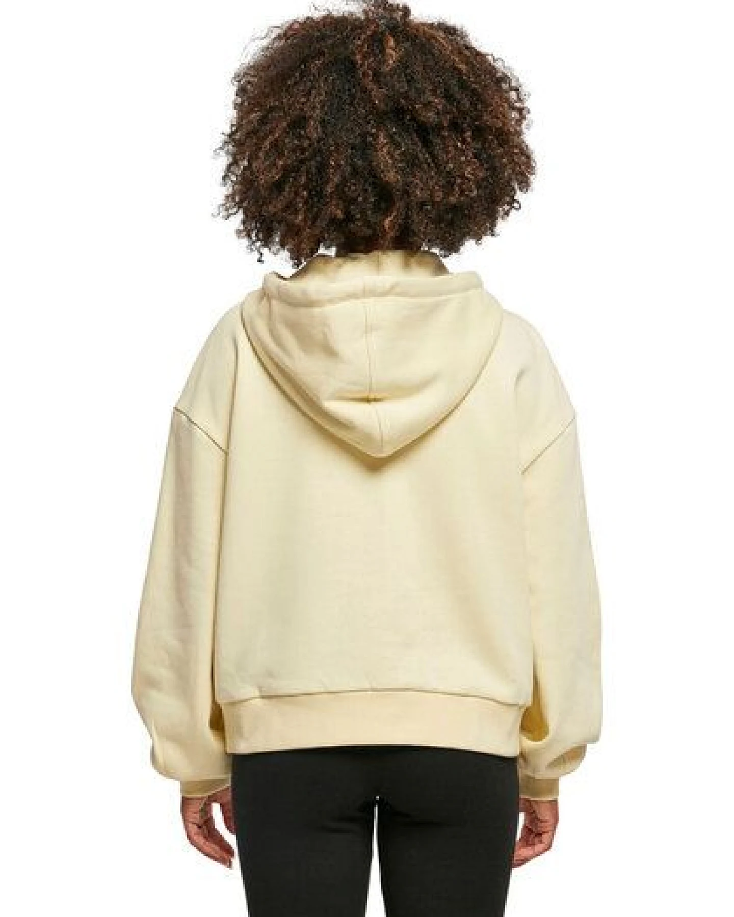 Build Your Brand Ladies´ Organic Oversized Hoody flauschige Kapuze bis 5XL – Ansicht 3