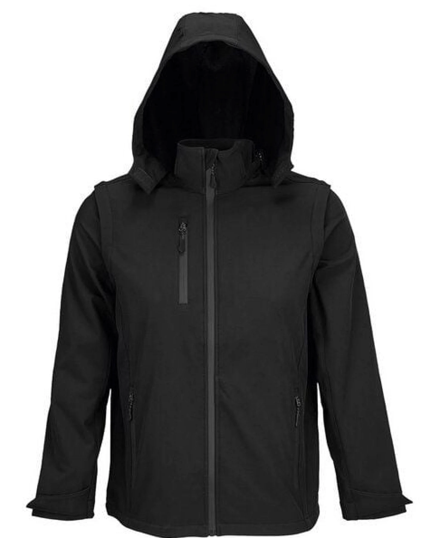 Sol's Softshell - Systemjacke Wanderjacke Trekkingjacke Winterjacke 3 in 1 Wasserabweisend und Atmungsaktiv Ärmel und Kapuze abnehmbar – Ansicht 3