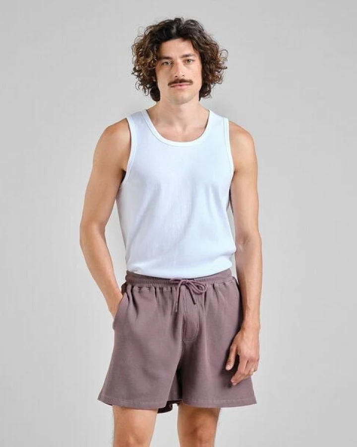 DEDICATED Herren Shorts aus Bio-Baumwolle - Essingen Waffle