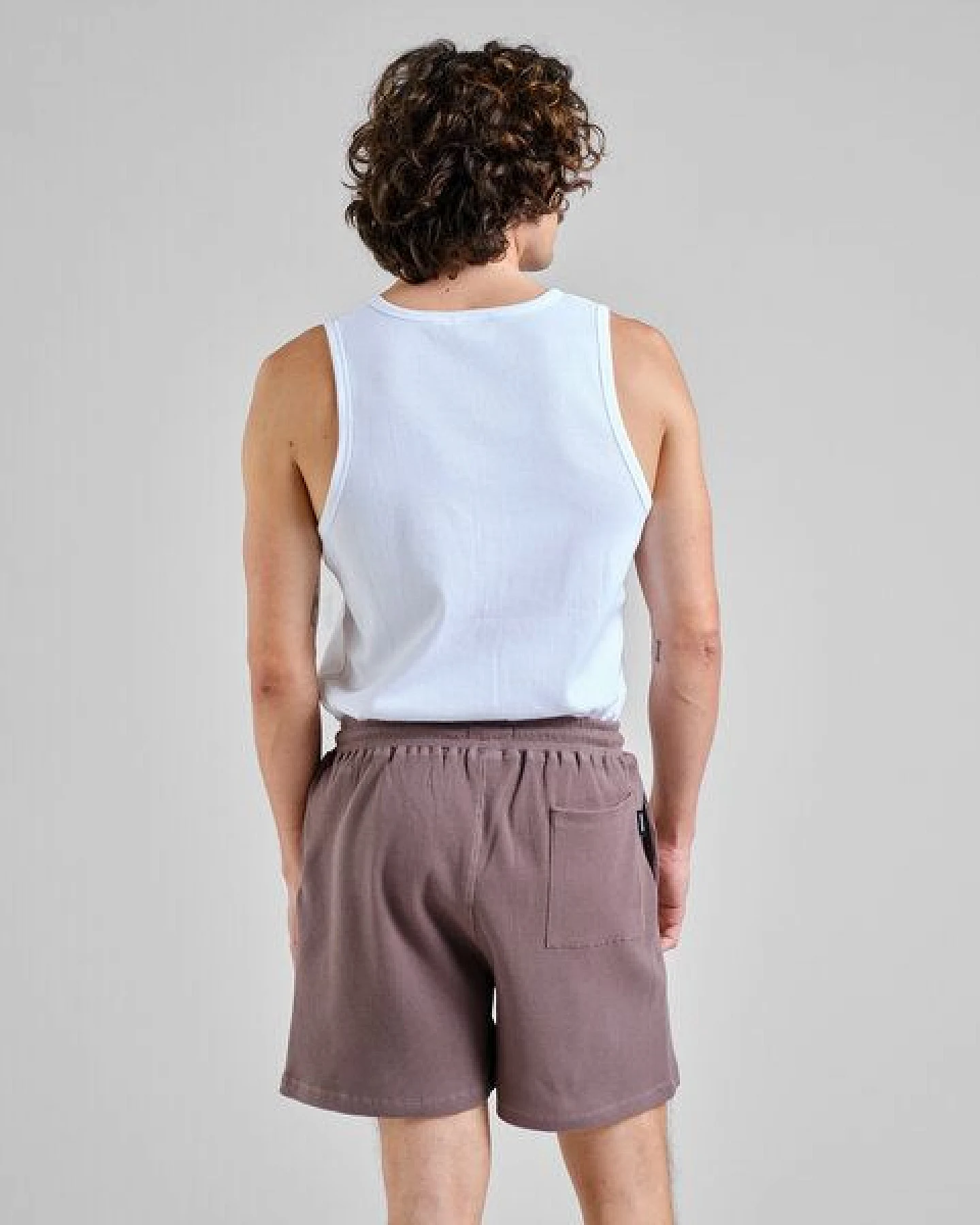 DEDICATED Herren Shorts aus Bio-Baumwolle - Essingen Waffle – Ansicht 2