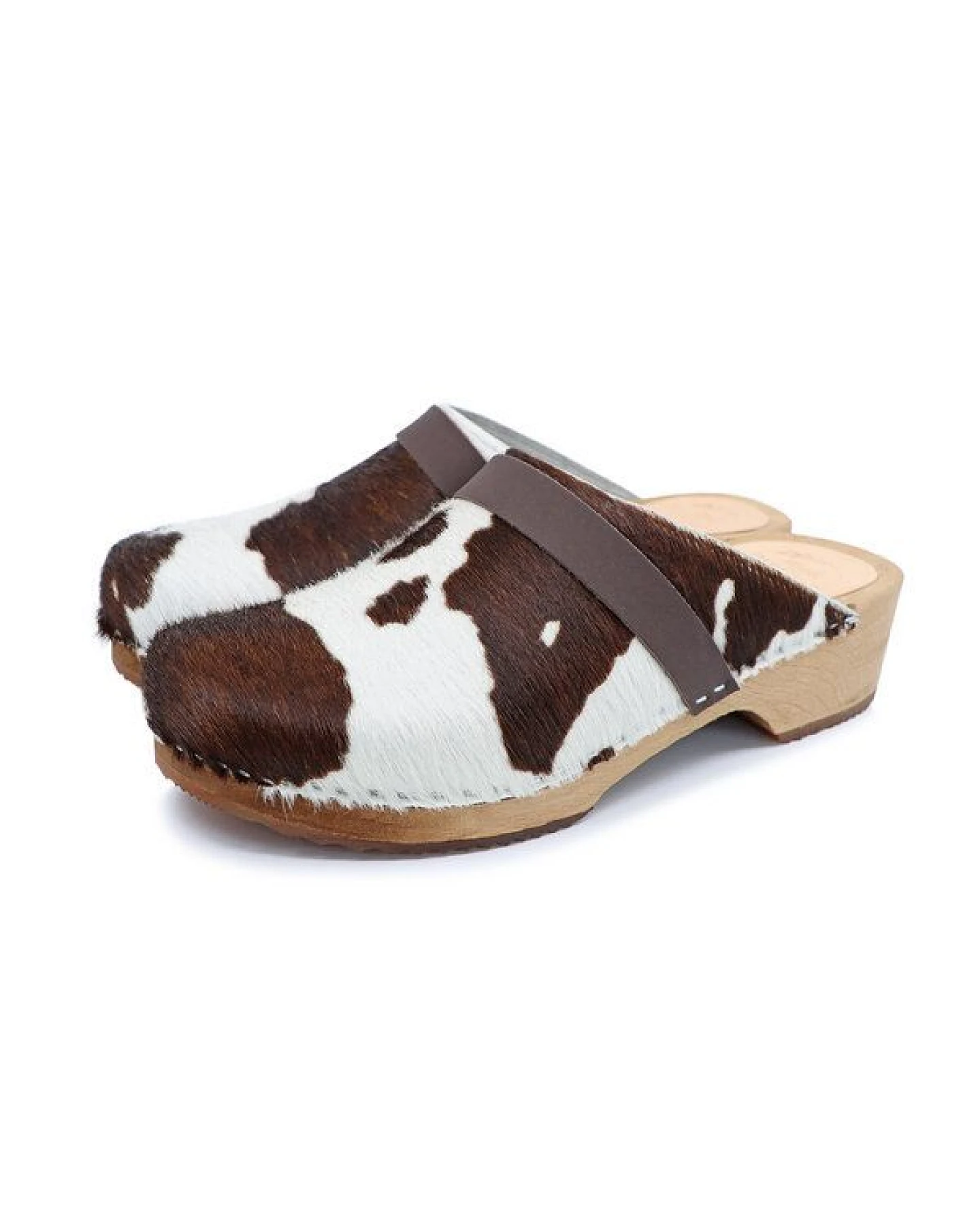 ALEX - KUH schwedische Holz Clogs von me&myClogs – Ansicht 2