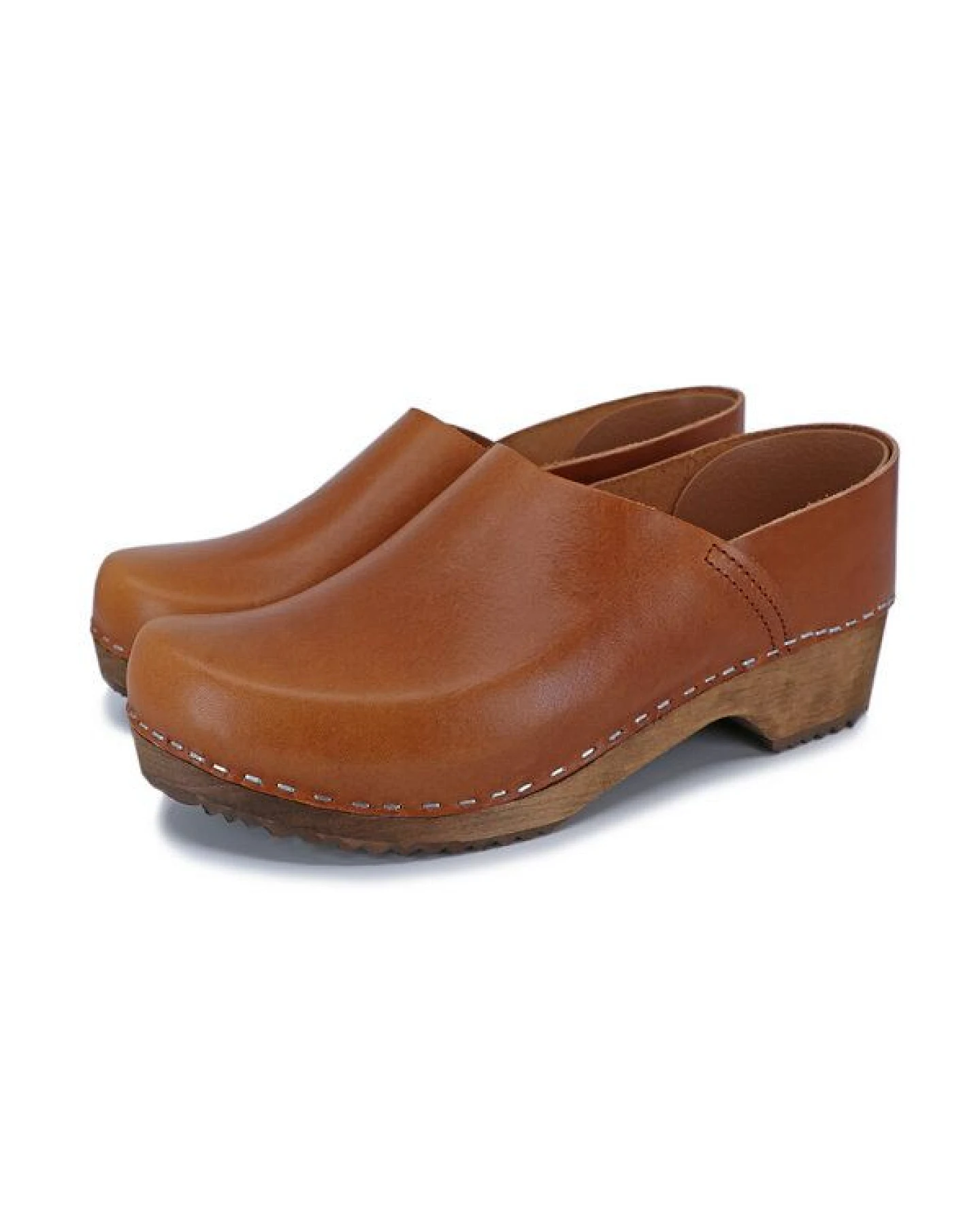 SNÖ - Damen & Herren schwedische Holz Clogs von me&myClogs - low heel – Ansicht 3