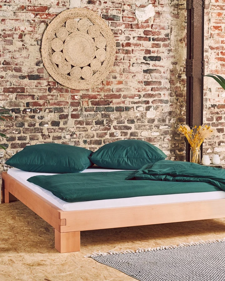 Vollholz Bett Buche