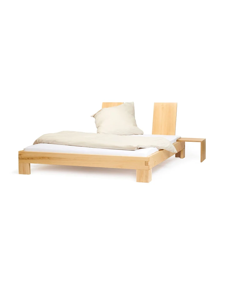 Vollholz Doppelbett Kiefer inklusive Zubehör