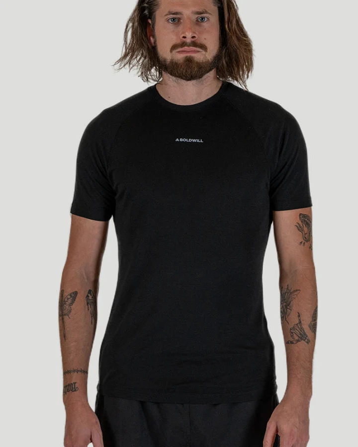 Boldwill Herren vegan T-Shirt Schwarz