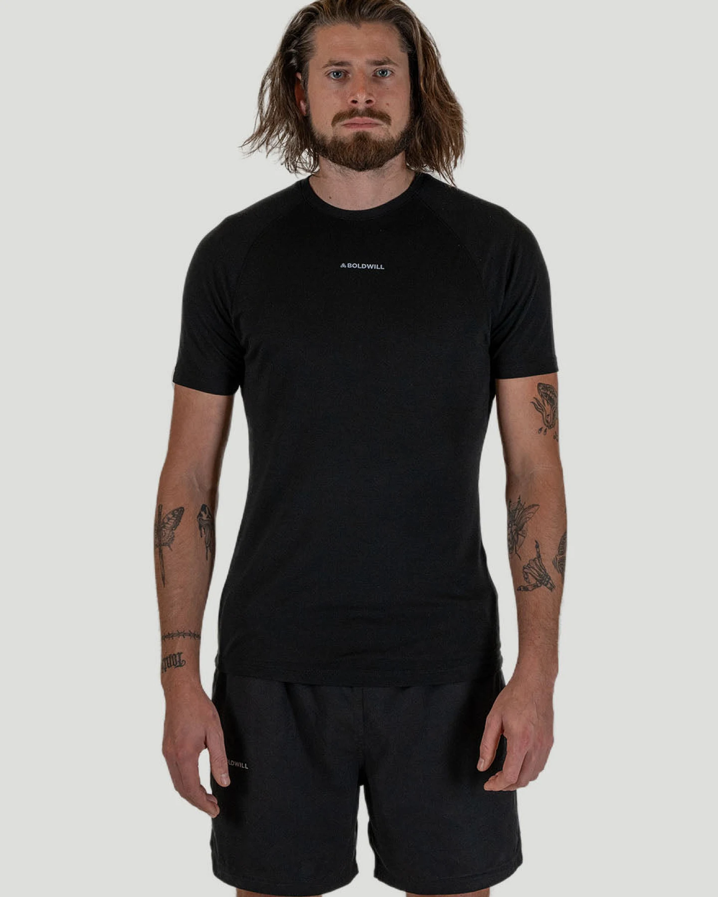Boldwill Herren vegan T-Shirt Schwarz – Ansicht 2