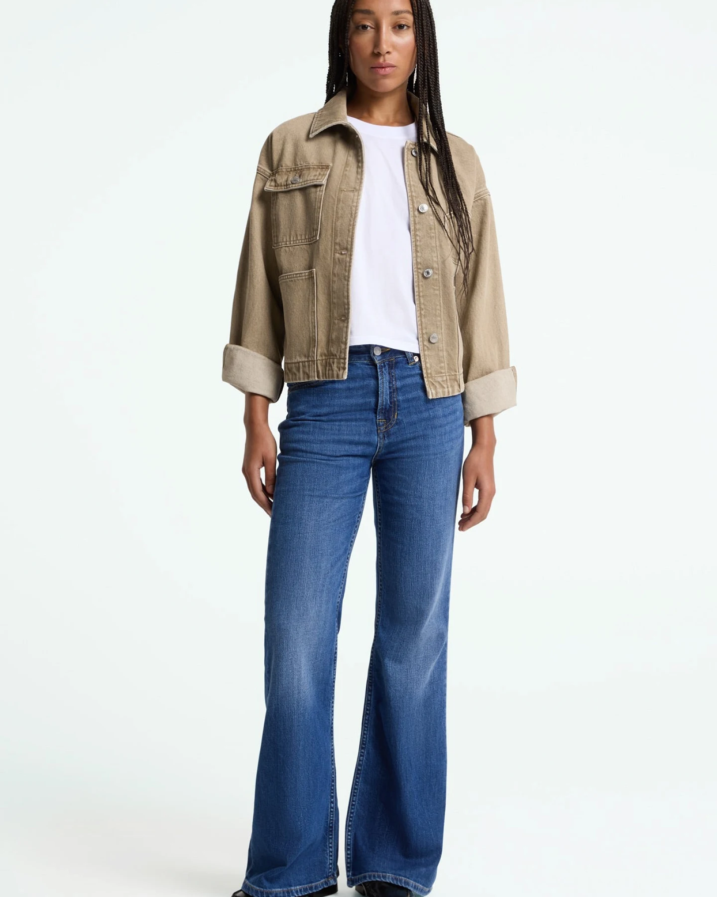 Kings of Indigo Damen vegan Jeans Kukiko Mid Washed Dunkelblau – Ansicht 2