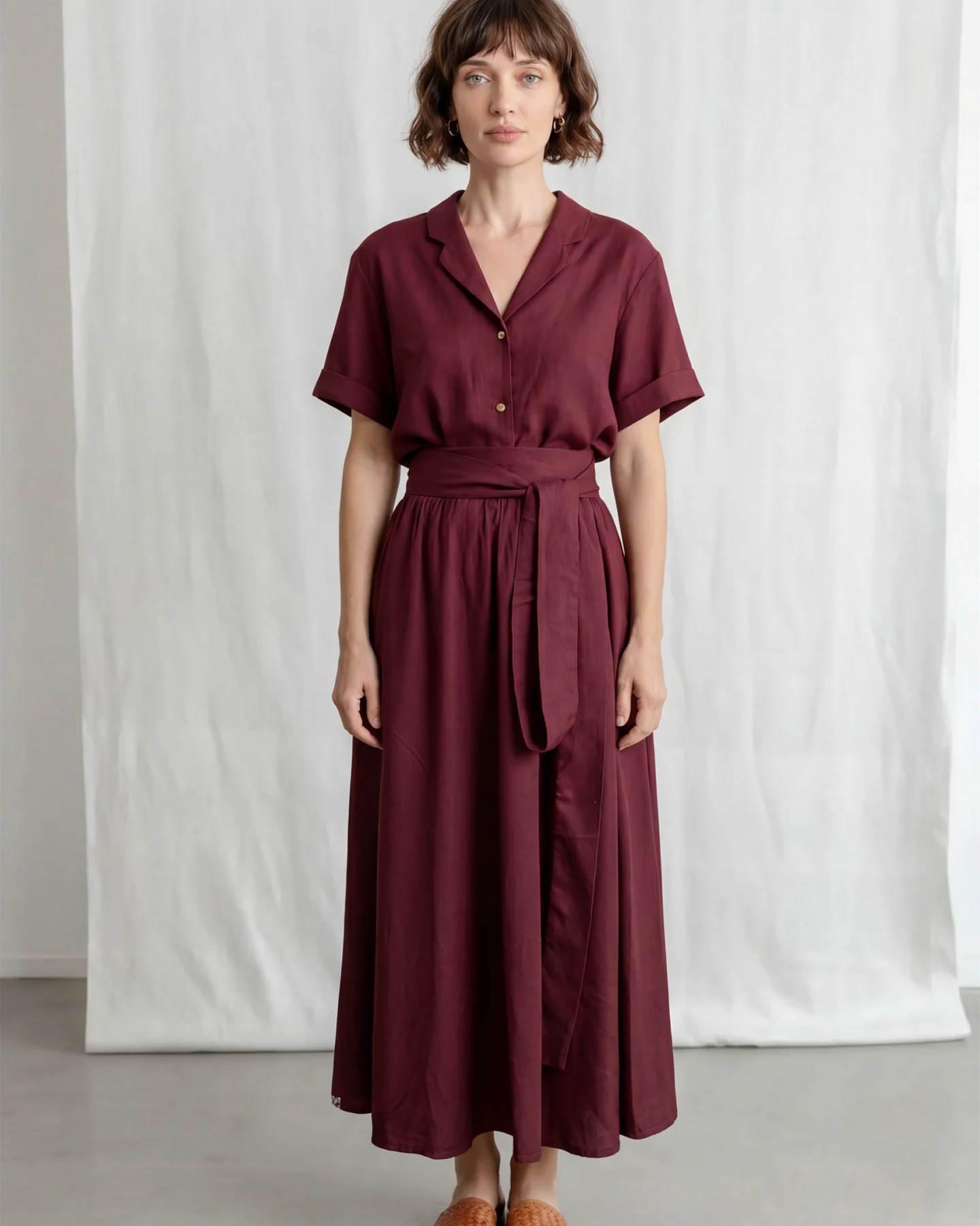 Jyoti - Fair Works Damen vegan Rock Sarit Grape – Ansicht 2