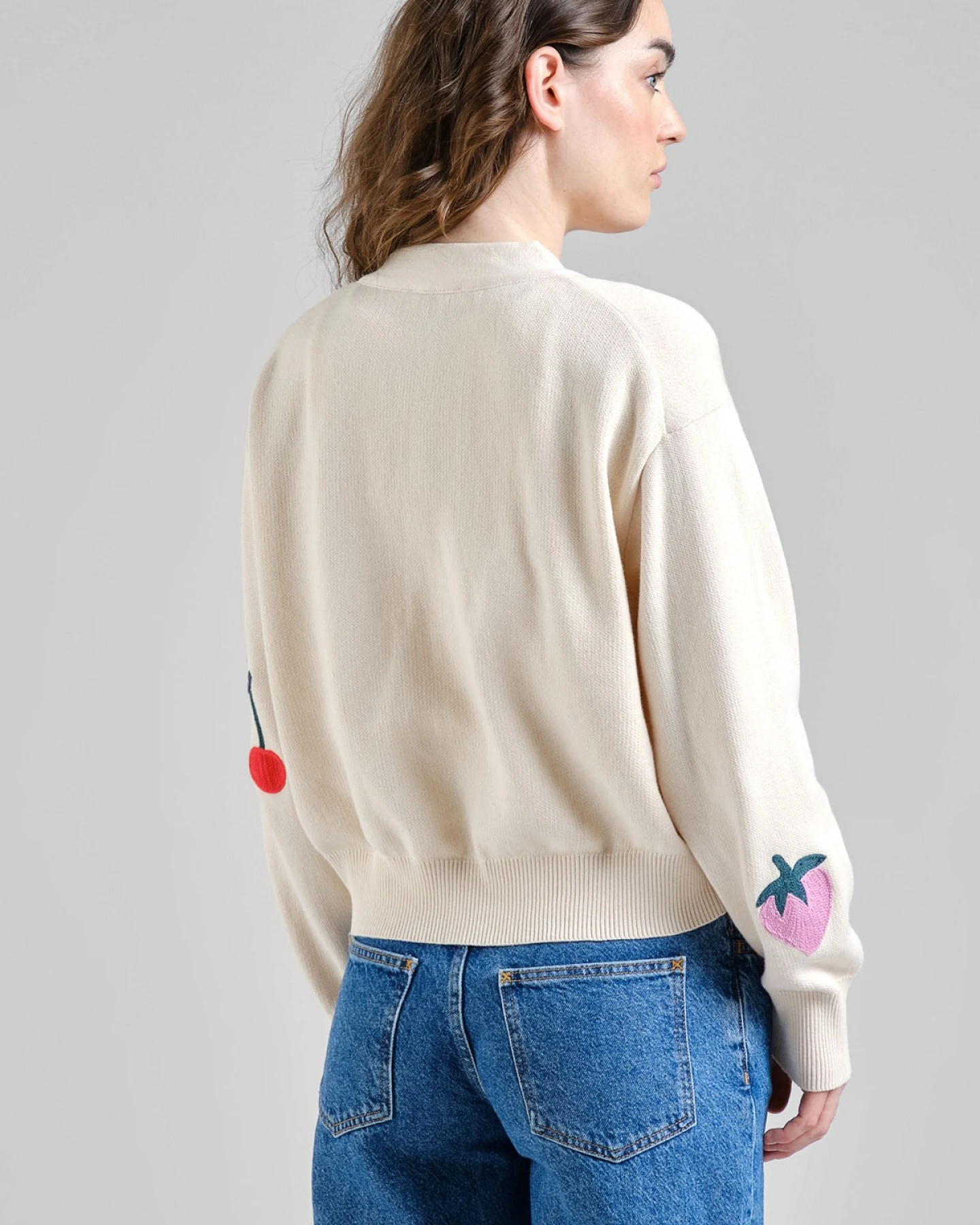 Cardigan Kanan Berries Off White – Ansicht 5