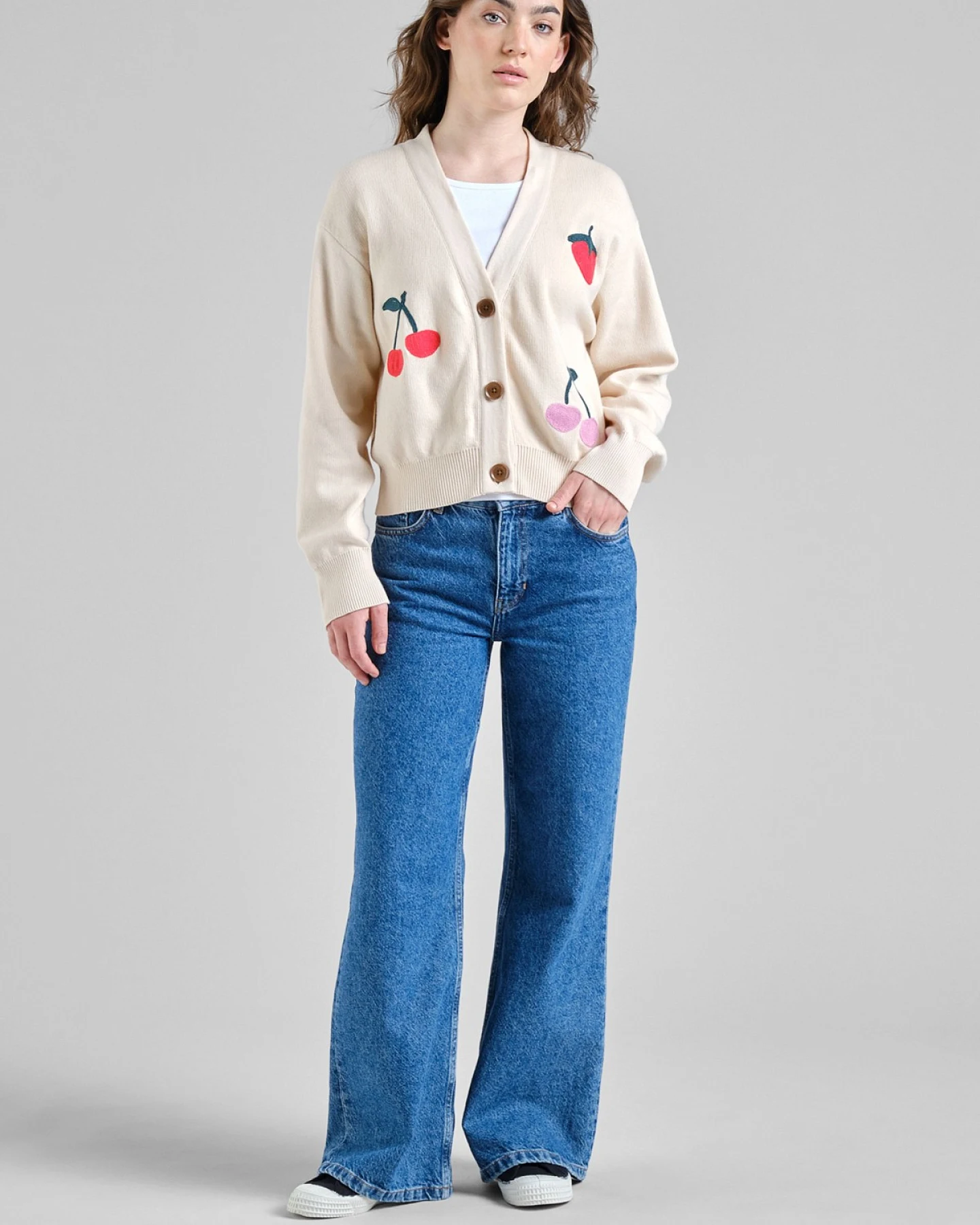 Cardigan Kanan Berries Off White – Ansicht 6