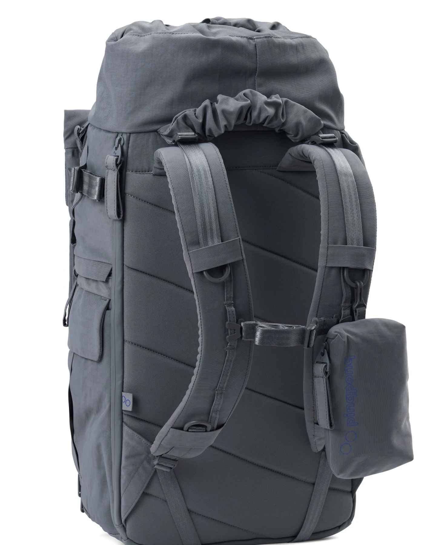 Rucksack Blok Large Crinkle Schwarz – Ansicht 5