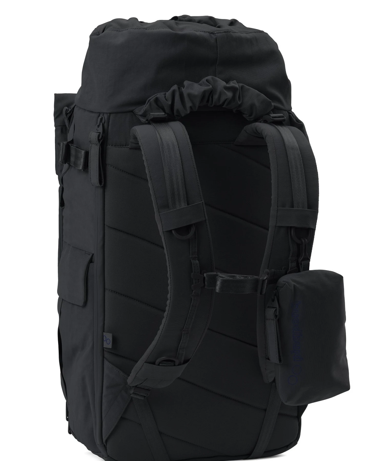 Rucksack Blok Large Crinkle Schwarz – Ansicht 3