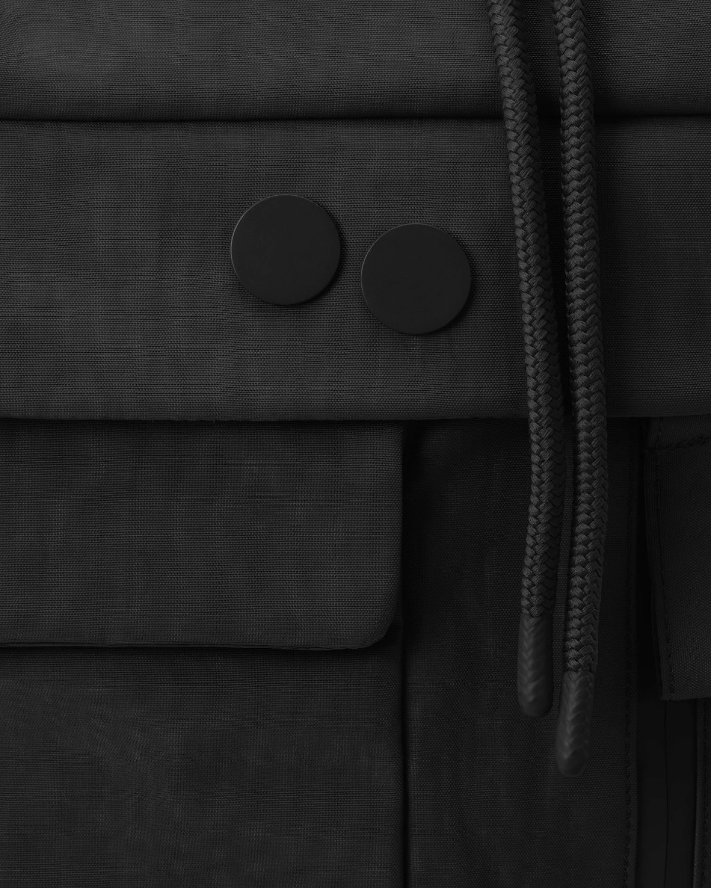 Rucksack Blok Large Crinkle Schwarz – Ansicht 6