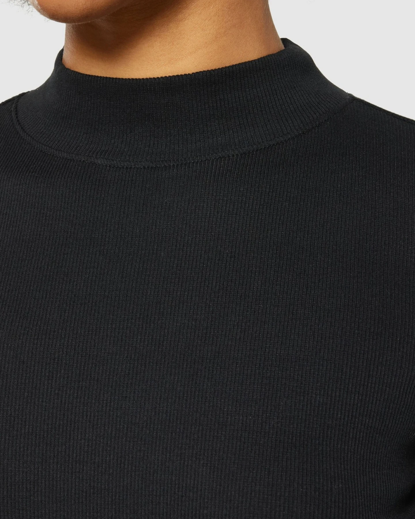 Longsleeve Rib High Neck Rib – Ansicht 4