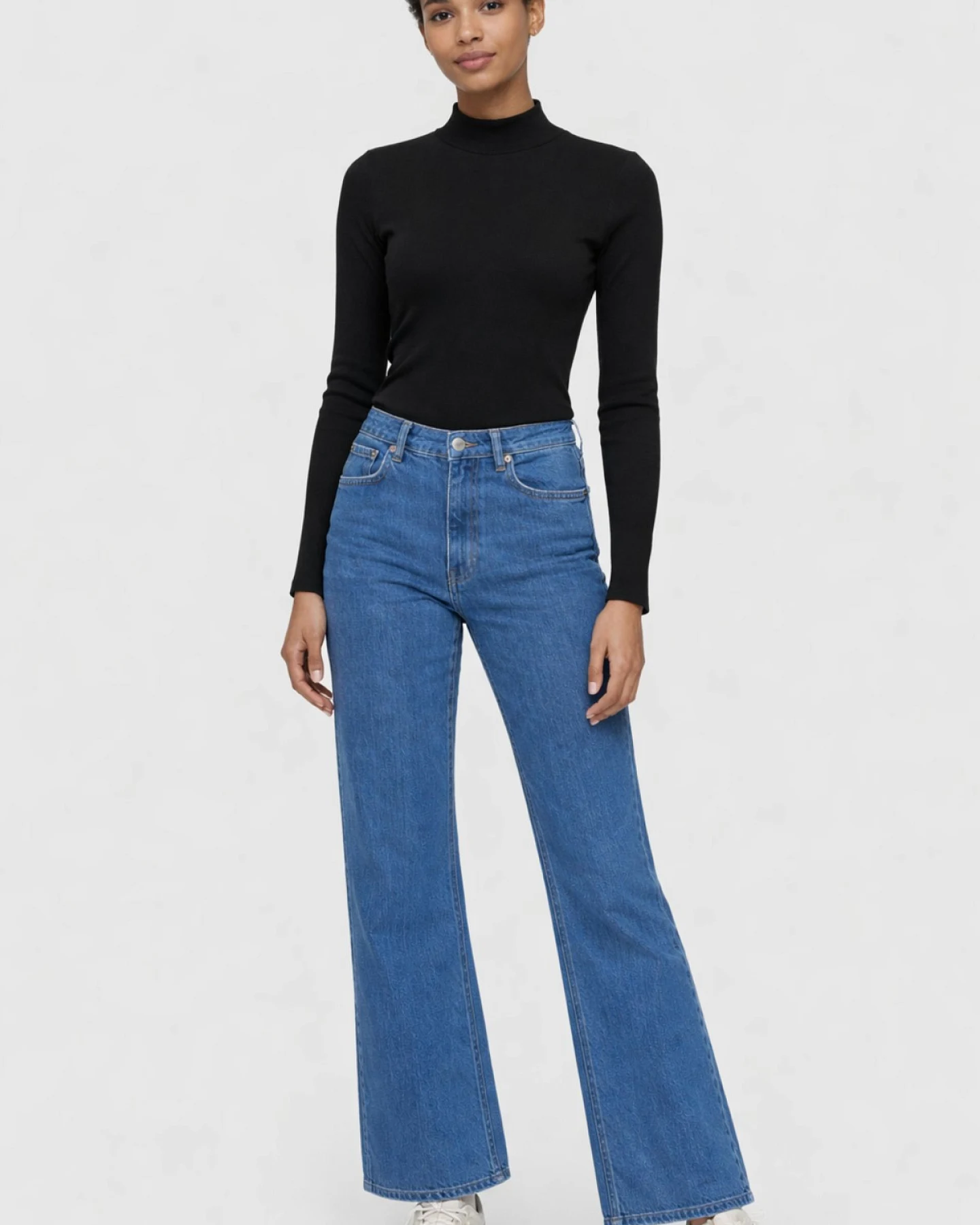 Longsleeve Rib High Neck Rib – Ansicht 2