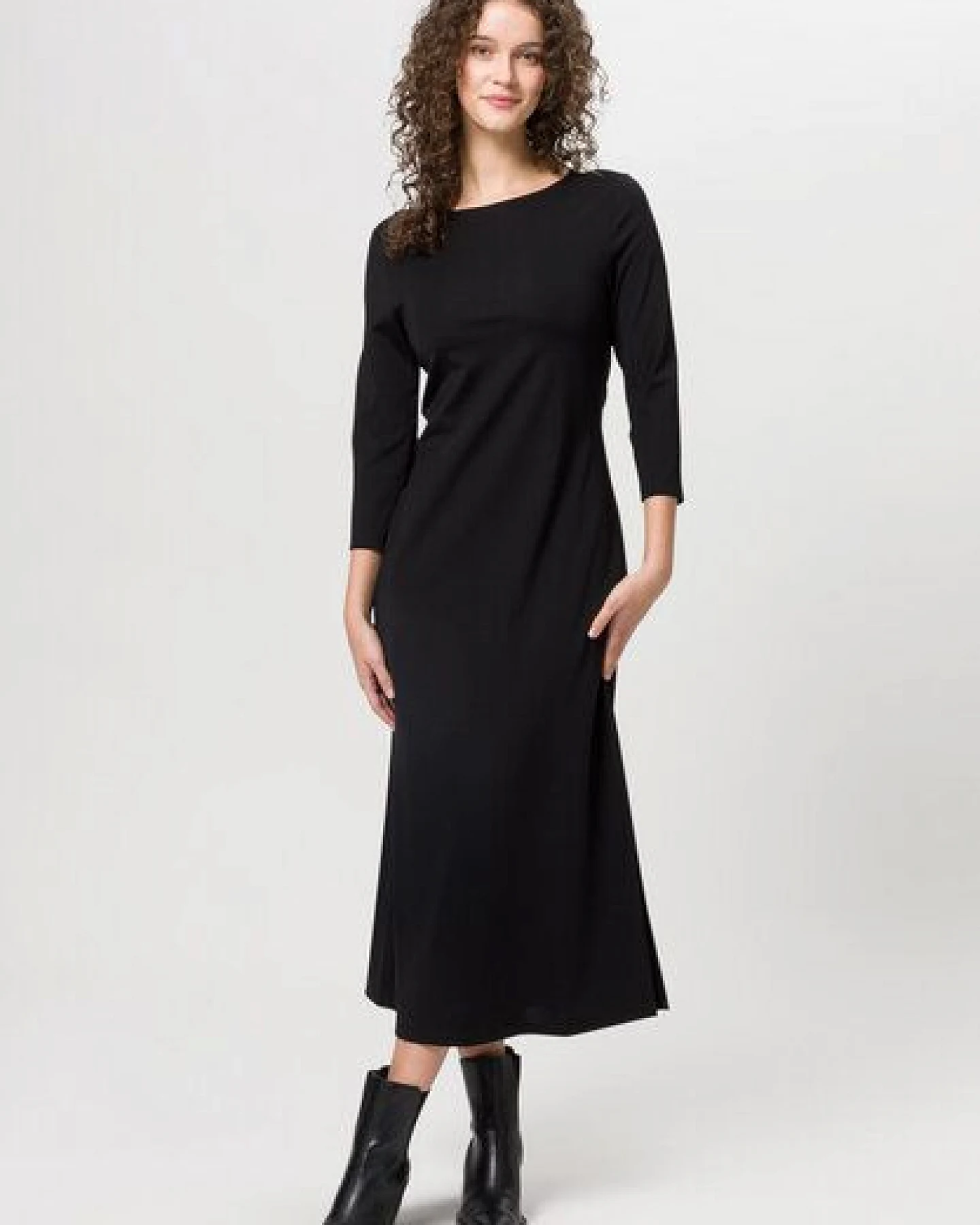 Les Lunes Wadenlanges Jersey-Kleid „Dakotaa Dress Midi“ – Ansicht 2