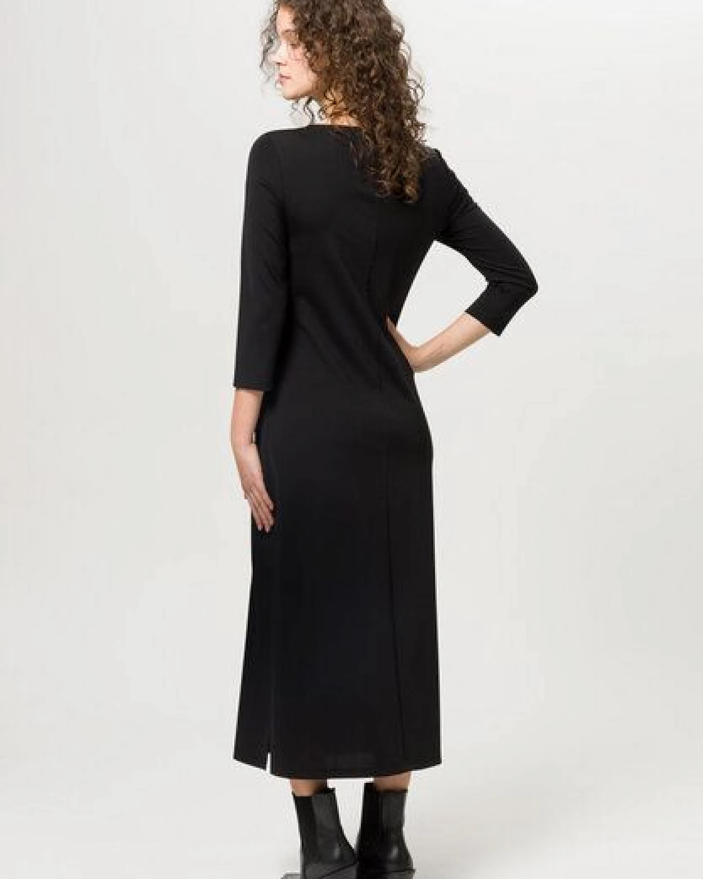 Les Lunes Wadenlanges Jersey-Kleid „Dakotaa Dress Midi“ – Ansicht 3