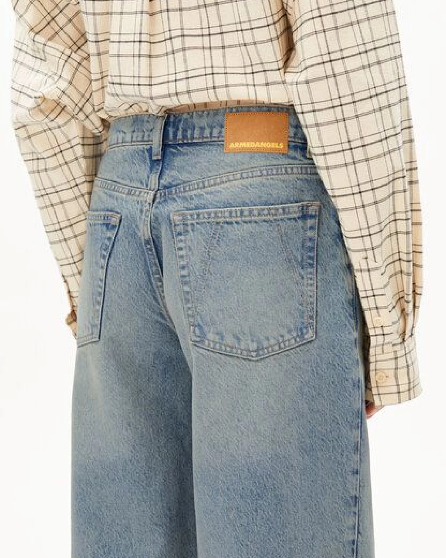 ARMEDANGELS ASTRAEAAS Damen Wide Jeans Bio-Baumwoll Mix – Ansicht 3