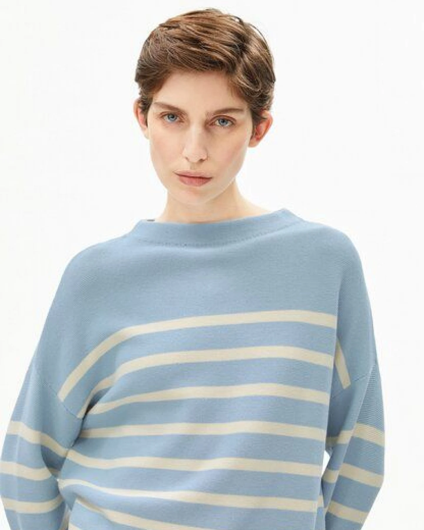 ARMEDANGELS MERINAA STRIPES Damen Strickpullover aus Bio-Baumwolle – Ansicht 3