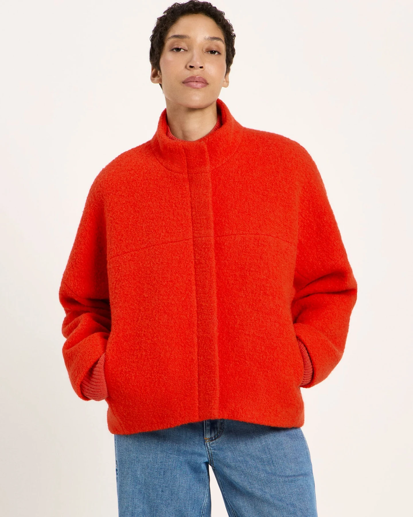 Boucle Jacke (GOTS) – Ansicht 3
